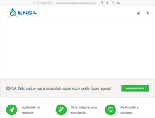 Tablet Screenshot of ensaambiental.com.br